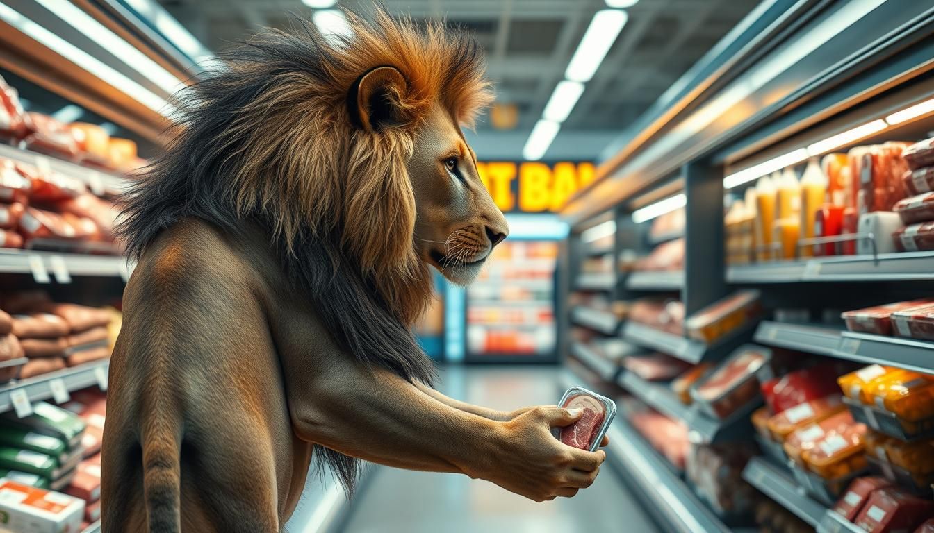AI Lion Hoax: Viral Grocery Store Video Exposed as Deepfake