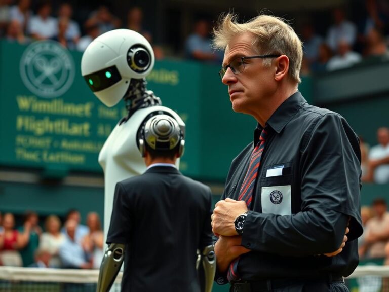 Wimbledon’s Robot Umps: AI Accuracy vs. The Human Factor
