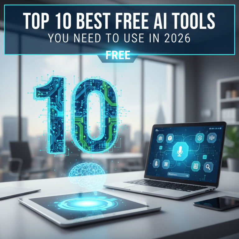 Top 10 Best Free AI Tools You Need to Use in 2026