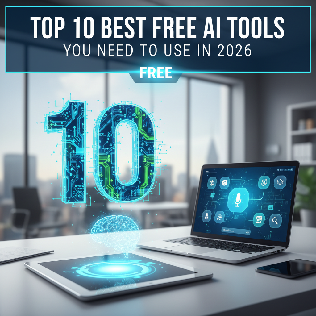 Top 10 Best Free AI Tools You Need to Use in 2026